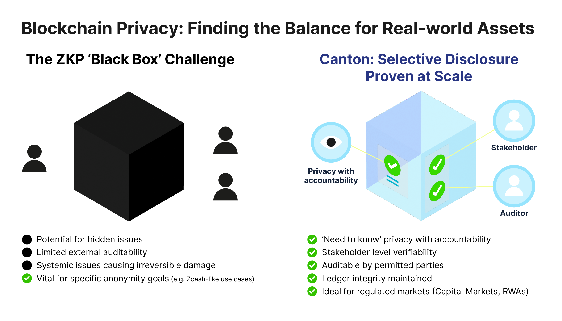 Blockchain Privacy: Finding the Balance for Real-World Assets